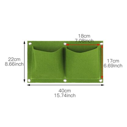 Wall Hanging Planting Bags 4/9/18/49/72 Pockets Green Grow Bag Planter Vertical Garden Vegetable Living Garden Bag Home Supplies - Image 7